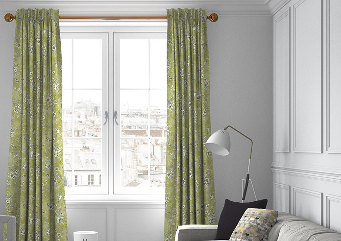 Finch Toile, Willow - Made to Measure Curtains - Image 3